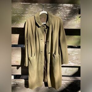 Vintage military coat 1950s- 1960s - army green
